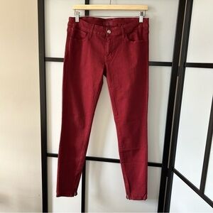 [32] KORAL Deep Cherry Red Hybrid Style Slim Soft Skinny Jeans Men’s